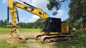 289C Compact Track Loader with 7ft power box rake Texas
