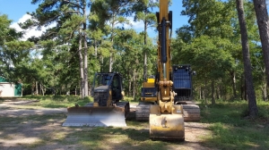 Land clearing and grading equipment