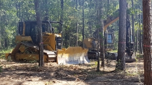 Land clearing and grading equipment